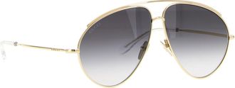 Gucci Womens Gold Metal Sunglasses