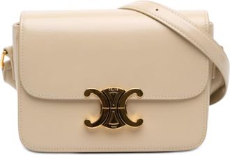 Celine Pre-owned Celine Teen Shiny Calfskin Triomphe Crossbody Ladies KDUJHR3JOQ5AGLBV