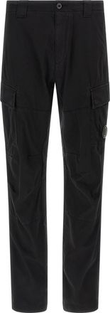 C.P. Company Black Relaxed Cargo Pants