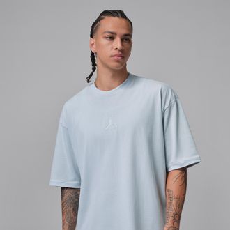 Nike Jordan Mens Jordan Flight Essentials Oversized T-Shirt in Blue | IB7345-472