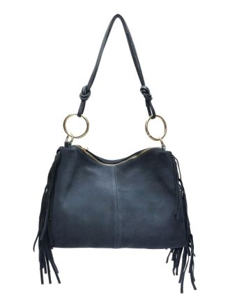 Isabella Rhea Blauw Rundleer Tas
