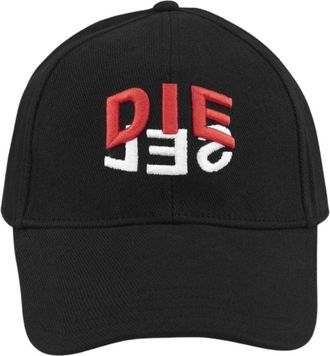 Diesel Caps - Heren - Petten - Zwart - ONE Size - Katoen - Accessoires