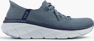 Skechers Womens Skechers 150105/SLT DLUX WALKER 2.0 - THRILL MOVEMENT Womens Trainers Slate - Grey - Size: 4