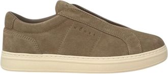 Hogan H 668 Slip On - Heren - Sneakers - Bruin - 44 EU - Schoenen