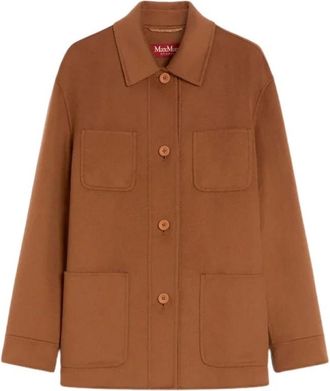 Max Mara Dames, Jassen, Bruin, Maat: XL