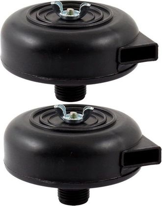OEM Adecuado Para 2 Piezas Filtro Para Compresor De Aire De Escape Silencio Filet&eacute; Negro 20 Mm