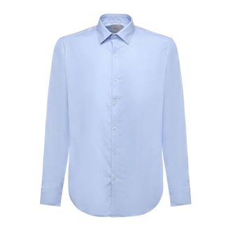 Calvin Klein Blue Twill Essential Shirt - male - Calvin Klein - Casual Shirts - Blue - 3XL - Shirts