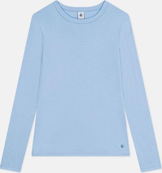 Petit Bateau T-shirt, lange mouwen, ronde hals