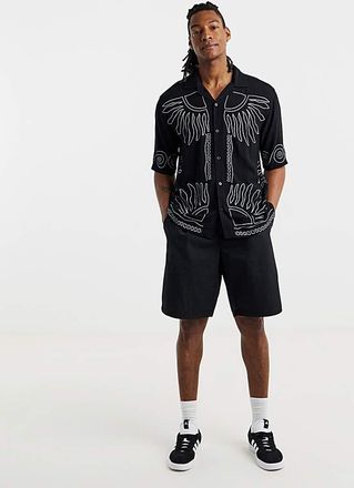 Only & Sons Wright Printed Shirt - Black