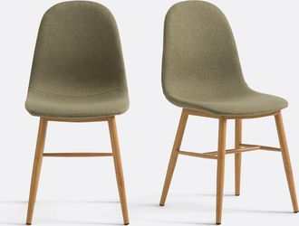 La Redoute Interieurs Set van 2 stoelen, geweven stof, Polina