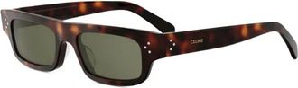 Celine 3 Dots Hd Zonnebril - Heren - Zonnebrillen - Bruin - 52 MM - Accessoires