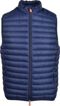 Save The Duck Blue Lightweight Quilted Nylon Vest