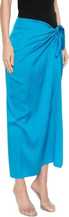 Nouvelle/Silk95Five Midi Skirts, female, Blue, Size: XS Midi Skirt