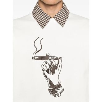 Dr&ocirc;le de Monsieur Offwh Sweatshirt - White