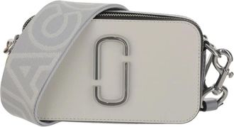 Marc Jacobs Tassen, Dames, Wit, ONE Size, Leer, The Snapshot Shoulder Bag