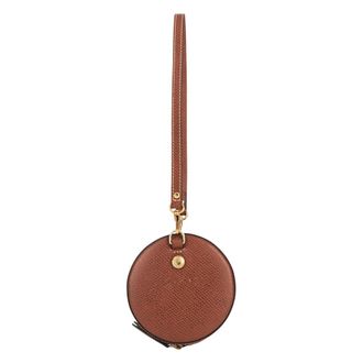 Longchamp &Eacute;pure XS Schoudertas - Dames - Tassen - Bruin - Maat: ONE Size Katoen