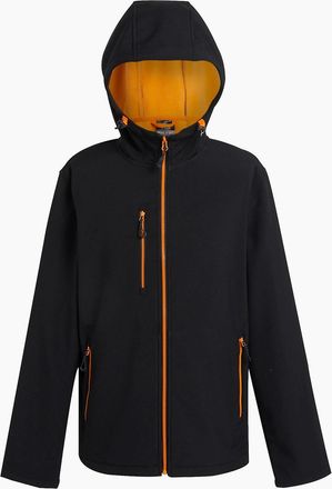 Regatta Mens Regatta Professional Mens 2 Layer Soft Shell Jacket - Black - Size: 44/Regular