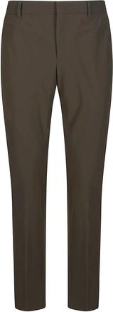 Pantaloni Torino Slim-fit Pantalon - Heren - Slim Fit Broeken - Groen - M - Katoen - Broeken