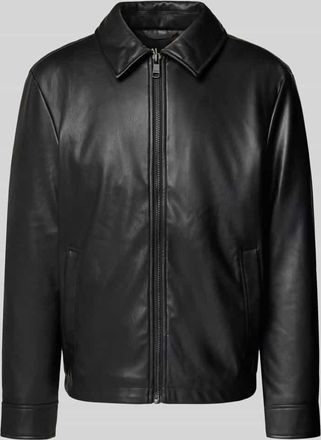 Mc Neal Jacke in Leder-Optik mit Reißverschluss in Black, Größe XL