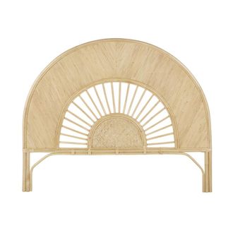 Maisons du monde Cabecero de 160 de mimbre trenzado