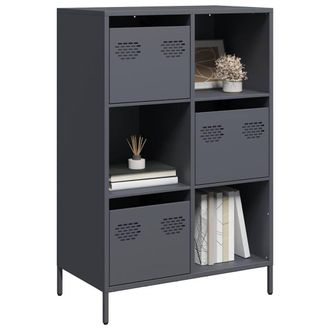 Berkfield Home Highboard Anthracite 68x39x103.5 cm Steel