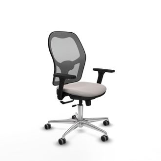Piqueras y Crespo Silla Piqueras Y Crespo Jorquera Gris Cuero Sint&eacute;tico Blanco