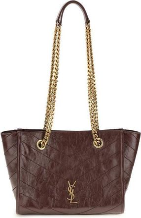 Saint Laurent Niki Shoulder Bag Brown