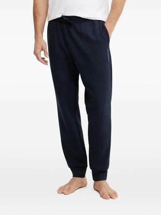 Emporio Armani logo-detail track pants - Blue