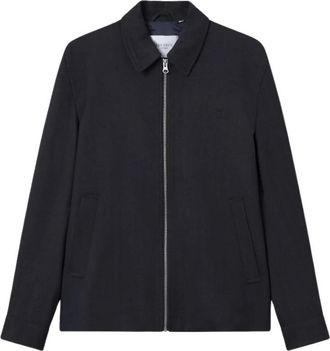 Les Deux Donkerblauwe Visgraat Coach Jacket - Heren - Zomerjassen - Blauw - XL - Jassen