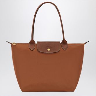 Longchamp Cognacfarbener Le Pliage Original M Tasche
