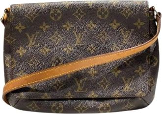 Louis Vuitton Pre-owned Cross Body Bags, female, Brown, Size: ONE SIZE Pre-owned Canvas Cross Body Bag