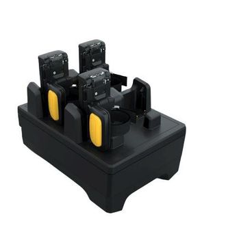 Zebra Crd-rs51-4schg-01 Base De Carga De 4 Ranuras Para Rs5100 Negro Amarillo