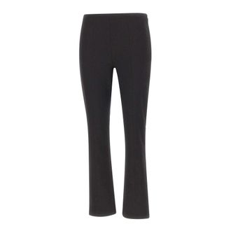 Vince Slim-Fit Capri - female - Vince - Wide Trousers - Black - M - Trousers