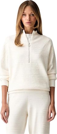 Joseph Ribkoff Trui met boothals - Dames - Sweatshirts - Beige - S - Nylon - Hoodies & sweatvesten