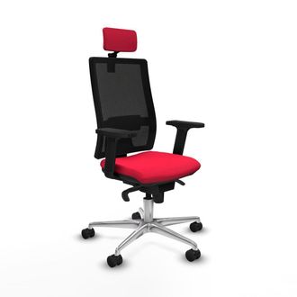Piqueras y Crespo Piqueras-y-crespo Sill&oacute;n Moderno Rojo Con Reposacabezas