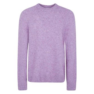 Les Deux Jersey de punto con cuello redondo - Knitwear - Hombre - P&uacute;rpura - XL