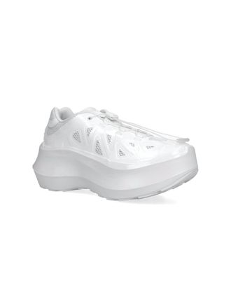 Comme Des Gar&ccedil;ons Womens Sneaker White Synthetic Fiber