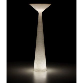 Plust Lampada Tebe Light Polietilene 60x180h White Light Uso Esterno Senza Kit Luce