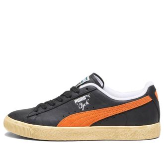 Puma Clyde Vintage Black Rickie Orange 394687-02