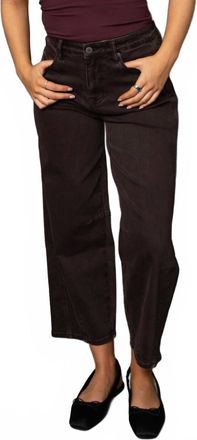 RD Style Barni Stretch Twill Barrel Pant In Java Brown