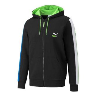 Puma CLSX ColBlock Hoodie Black 534156-51