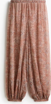 H&M Schlupfhose mit Balloon Leg - Hellrosa/Gebl&uuml;mt