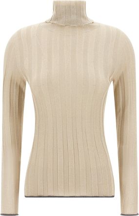 Fabiana Filippi Lurex Sweater Maglioni Oro-Donna