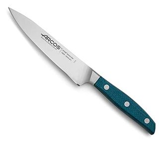 Arcos Coltello Da Cucina Brooklyn - Coltello Da Cucina A Lama Larga, A Lama Liscia, Stabile E Resistente. Coltello Multiuso Per Uso Professionale E Domestic