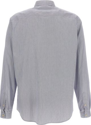 Valentino Garavani Striped Cotton Shirt - Gray