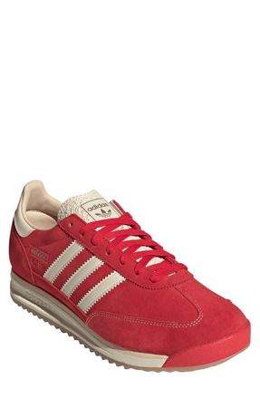 adidas Gender Inclusive SL 72 RS Sneaker in Pure Ruby/Cream White/Sand at Nordstrom, Size 12.5 Womens