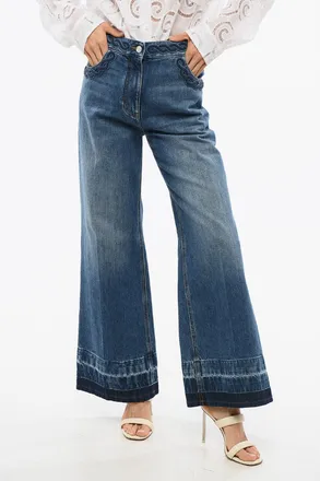 Valentino Regular-Fit Jeans with Intertwined Beaded Embroidery Valentino