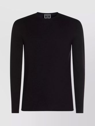 Giorgio Armani timeless crewneck sweater with long sleeves