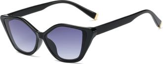 Generic Cat Eye Sunglasses for Men and For Women Outdoor Vacation Beach (Color : G, Size : Medium)