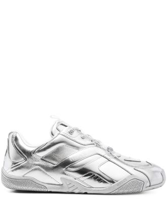 Versace Galaxia metallic sneakers - Silver